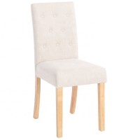 Furniture Antique High Back Beige Modern Restaurant Dining Chairs Wooden