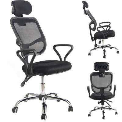 Full Ergonomic Grey Mesh Back Manager Enjoy Swivel Task Mesh Chair